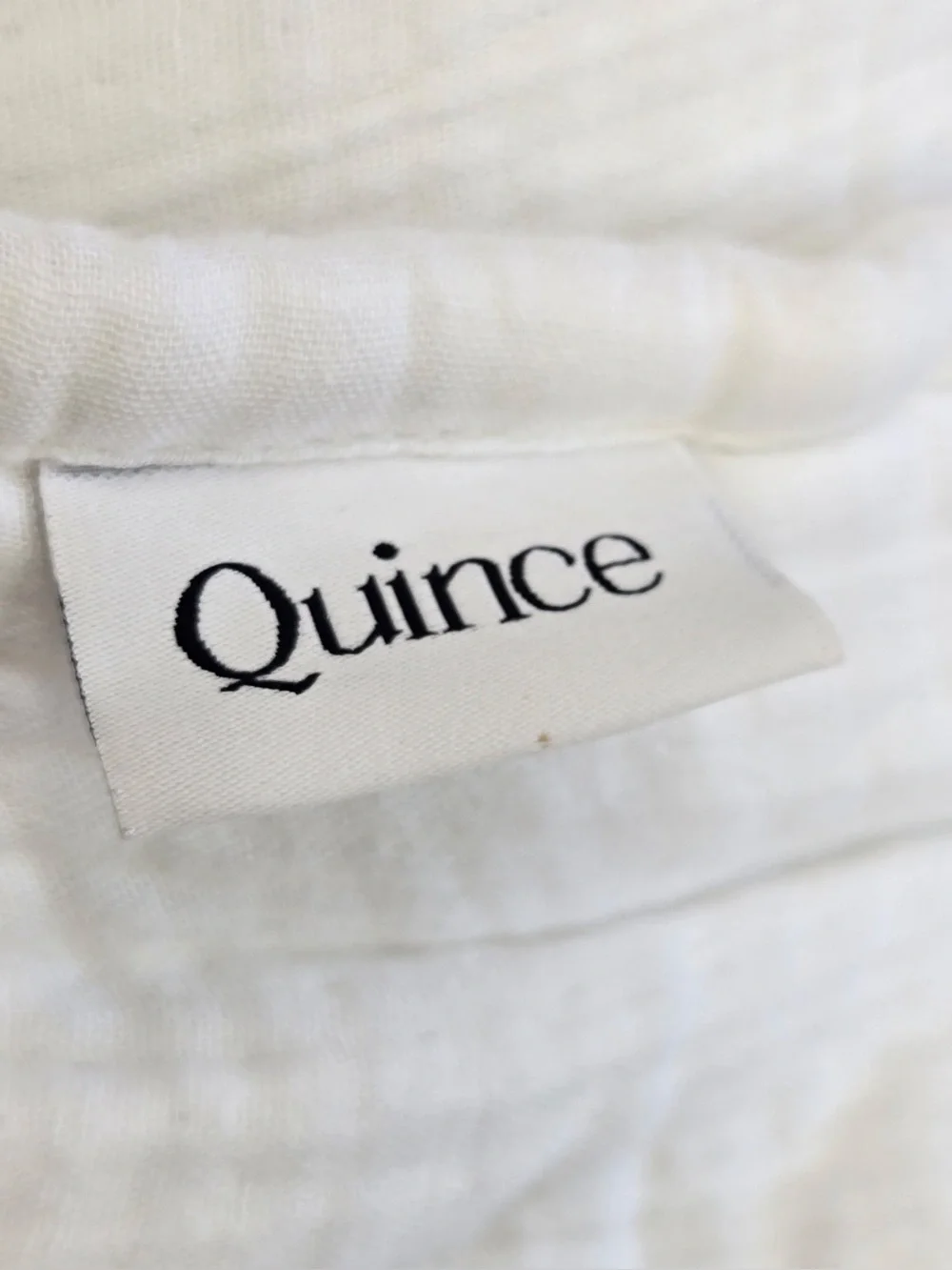 QUINCE Organic Cotton Gauze Dream Quilt King/Cal King White 0712